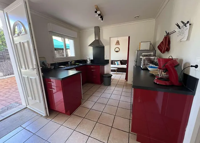 L'escale - Maison Pour 6 Personnes Avec Climatisation Et Wifi - Port